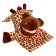 Soft toy on the hand "Giraffe", 26 cm