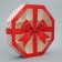 Confectionery box, packaging "Bow", 29 x 29 x 5 cm