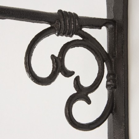 Hook decorative cast iron "curl" 25x4.5x23 cm-3