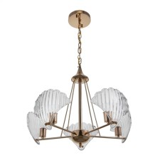 Oysteza chandelier 5he27 40W gold 52x52x42 cm Bayerlux