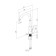 MILARDO MEAL M01SBJ05 kitchen mixer, pour 182 mm, chrome