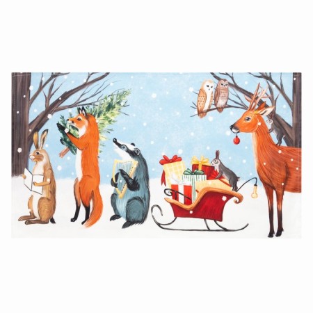 New Year's towel "Ethel" Forest Dwellers 40x73cm, 100% HL, sarzha 190 g/m2-1