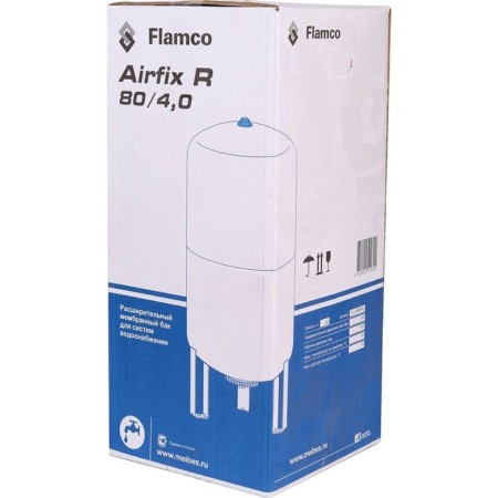 Flamco Airfix R hydroelectric complex, for water supply systems, vertical, 4-10 bar, 80 liters-7