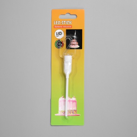 LED candle "Figure 2", 14.5 cm, from batteries LR1130x3 (included), glow of multi (RGB)-2