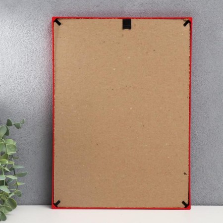 Photo frame plastic L-3 21x30 cm, red-3