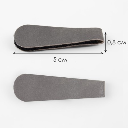 Poller for lightning, on Velcro, reflective, 5 × 0.8 cm, 10 pcs, color gray color-2
