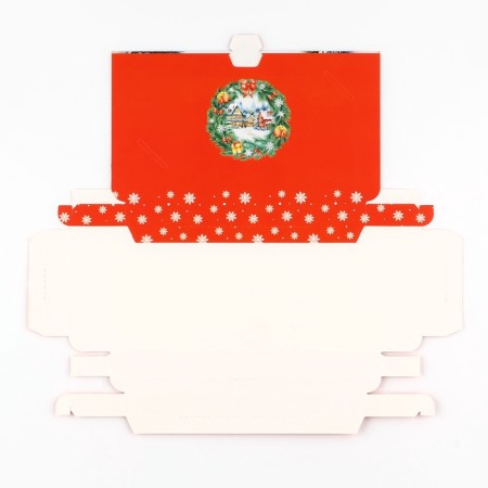 Box Gift team "Snow Town", 20 x 2 x 10 cm, new year-7