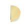Cappio H003GP bracket handle semicircle, aluminum, l = 110 mm, m/o 64 mm., Gold color