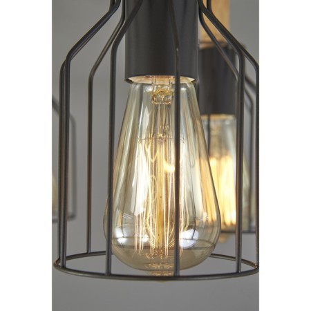 Ceiling lamp 3x60W E27, size 50x50x31 cm-3