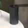 Candle-cylinder with faces, 5x10 cm, wet asphalt, 6 hours