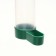 Drive/bird feeder with a lid of 4 x 13 cm, 150 ml, green