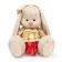 Soft toy "Bunny Mi", in a gold jacket, 18 cm