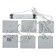 Introductory Introductive Lamp Uniel, 42 W, LED, IP40, 4000K, 4728 LM, 40x110x110 mm, white color