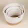 SL Home storage baskets, wicker, handmade, 3 pcs: 24 × 21 × 17 cm, 30 × 25 × 22 cm, 35 × 30 × 27 cm