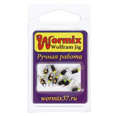 Mormyshka tablet with a golden crown, weight 0.3 g, size 3-1