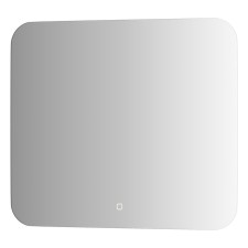 Зеркало с DEFESTO LED-подсветкой 23 Вт, 70x60 см, сенсорный выключатель, тёплый белый свет