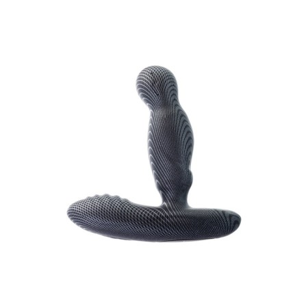 Prostate stimulator Levett Ancus, silicone, black color, 11 cm-6