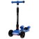 Folding scooter, light wheels PU 130/50 mm, ABEC 7, black color