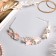 Hair accessory "Monica" (on invisible) delicate callales, 20 cm, silver