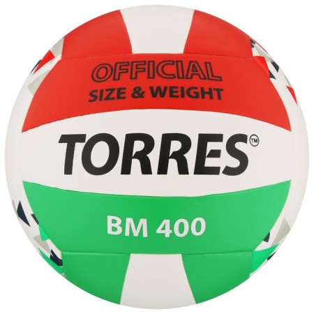 Volleyball ball Torres BM400, TPU, glued, 18 panels, p. 5-4