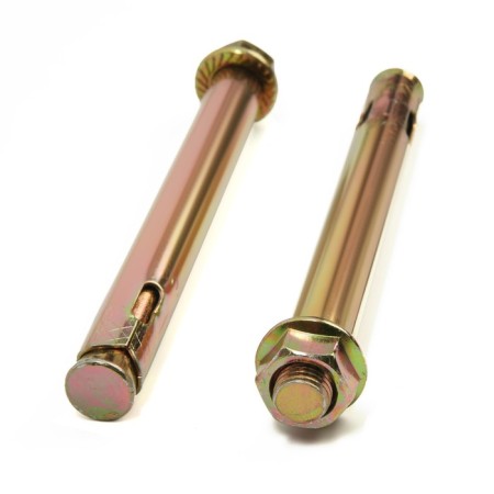 Anchor bolt of scrap, with a nut, galvanized, 20x200 mm, 14 pcs-2
