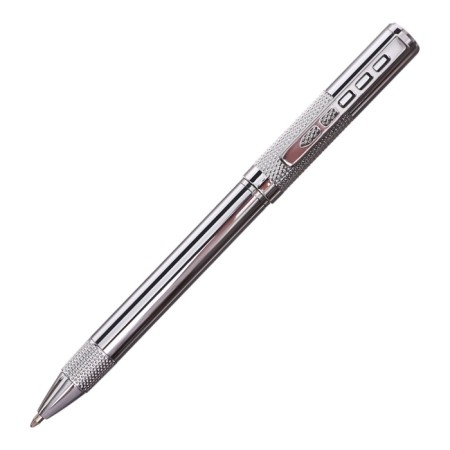 Handle Gift ball in the leatherette case rotary style hull silver-1