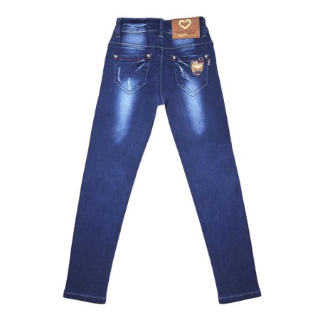 Джинсы для девочек, рост 122 см-1