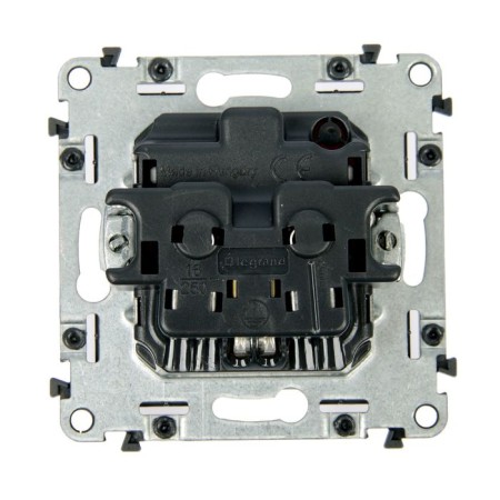 LEGRAND VALENA LIFE 753521, 16 A, single, hidden, with s/c, ivory bone-2