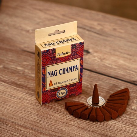 Incense nag champa "tulasi" 15 aromacons original