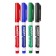 A set of markers for boards 4 colors Carioca, a node 4.5 mm, bullet, fast drying, easily erased