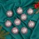 Set of balls plastic D-6 cm, 9 pcs "Jenna Transparent" pink
