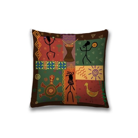 Pillowess decorative "African history", on a zipper, size 45x45 cm