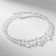 Assorted “Noel” bracelet shine, the color of the rainbow-white in silver