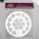 Plastic stencil "Circle with a pattern" D-25 cm