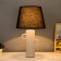 Table lamp "Batu" E14 40W gray 28x28x40 cm Risalux