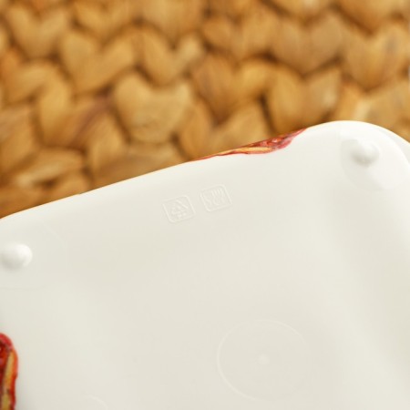 Pomegranate bowl, 2 l, 20.2 × 20.2 × 9.8 cm, white color-4