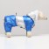 Kombinozon "Blik" with a weight, size 16 (DS 36 cm, og 46 cm, Osh 35 cm), silver-blue