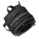 School backpack, 40 x 33 x 19 cm, ergonomic back, stavia "monochrome", black/orange