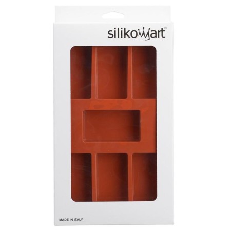 Form for the preparation of cakes Rettangolo, silicone-1