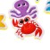 Soft puzzle for kids "sea animals", 5 puzzles, crumb me
