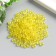 Beads for creativity plastic "Crystal with yellow faces" set of 20 grams 0.4x0.6x0.6 cm
