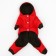 Zimovye jumpsuit for animals, M (DS 24-26, OG 34-36 cm, Osh 28 cm), red