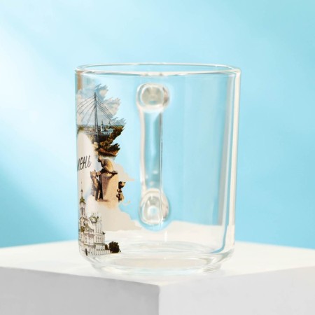 Glass mug "Tyumen", 200 ml-1