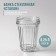 Glass Bank "Cup", TO-82 mm, 250 ml, with threads, packing 12 pcs