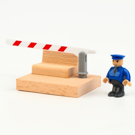 Children's barrier "Road Police" is compatible with the railway "Transport" 7.5 × 6 × 4 cm