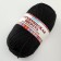 Yarn "Argentinean wool" 100% imported wool 200m/100g (003, black)