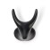 Furniture hook Cappio Bambi, two -rod, zinc, black color