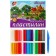 Plasticine soft (wax), 18 colors, 270 g, "fantasy", with a glass, mix