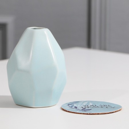 Vase for flowers and the stand "You are beauty", 9 x 7 x 7 cm.-5