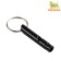 Small metal whistle for dogs, 4.6 x 0.8 cm, black